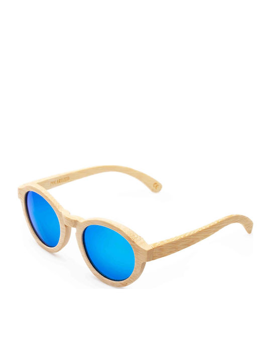 V-store Women's Sunglasses with Multicolour Plastic Frame and Brown Gradient Polarized Lens WD013