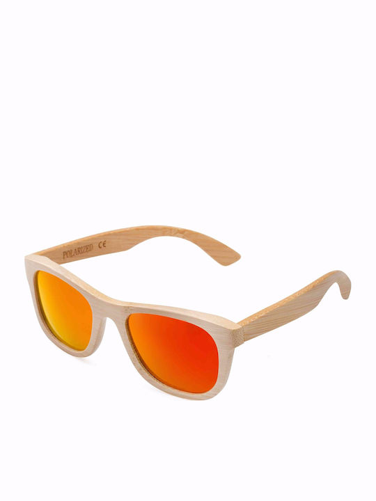 V-store Unisex Sunglasses with Multicolour Plastic Frame and Brown Gradient Polarized Lens WD023