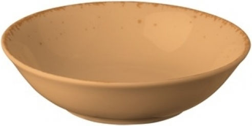 Lukanda Serving Bowl Round made of Porcelain Brown with Diameter 14cm