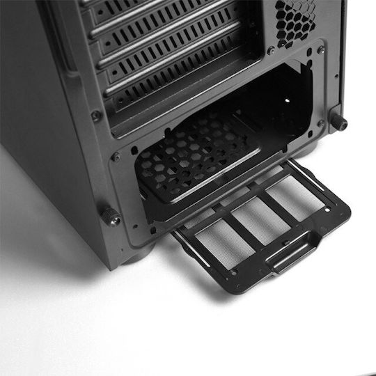 Chieftec Scorpion 4 Gaming Mini Tower Κουτί Υπολογιστή με Πλαϊνό Παράθυρο και RGB Φωτισμό Μαύρο