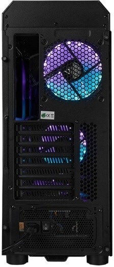 Chieftec Scorpion 4 Gaming Mini Tower Κουτί Υπολογιστή με Πλαϊνό Παράθυρο και RGB Φωτισμό Μαύρο
