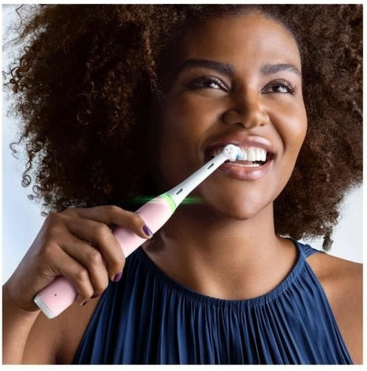 Oral-B IO Series 3S Ηλεκτρική Οδοντόβουρτσα Μπαταρίας με Αισθητήρα Πίεσης Ροζ