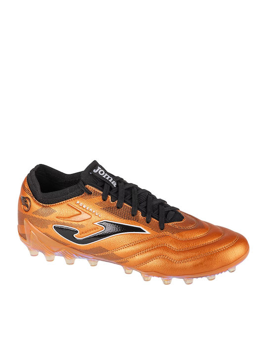 Joma Powerful Cup Ποδοσφαιρικά Παπούτσια με Τάπες AG Χρυσά Joma Powerful Cup Ποδοσφαιρικά Παπούτσια με Τάπες AG Χρυσά