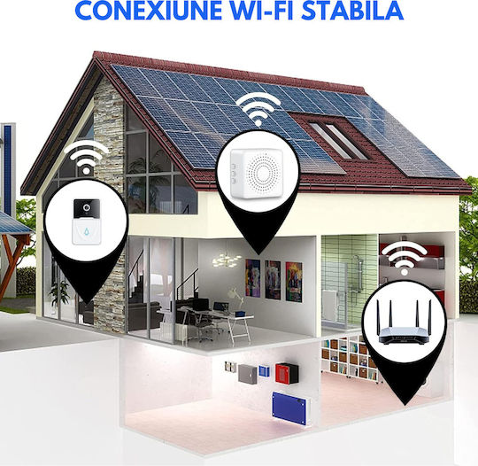 Wireless Doorbell Wi-Fi White