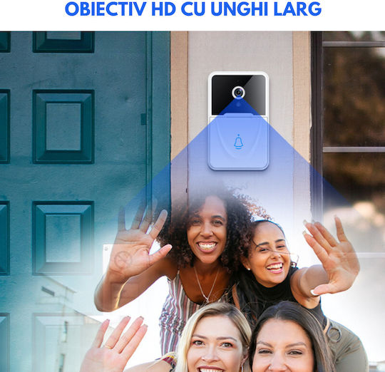 Wireless Doorbell Wi-Fi White