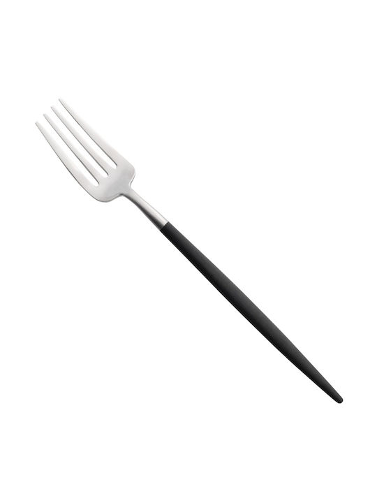 Ready Gabel-Set Obst/Dessert Edelstahl Schwarz 18.7cm 12Stück