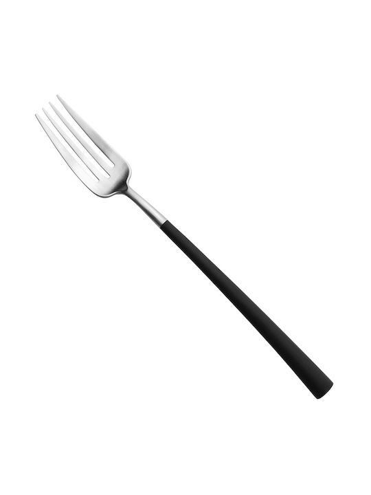 Ready Gabel-Set Tabelle Edelstahl Schwarz 21cm 12Stück
