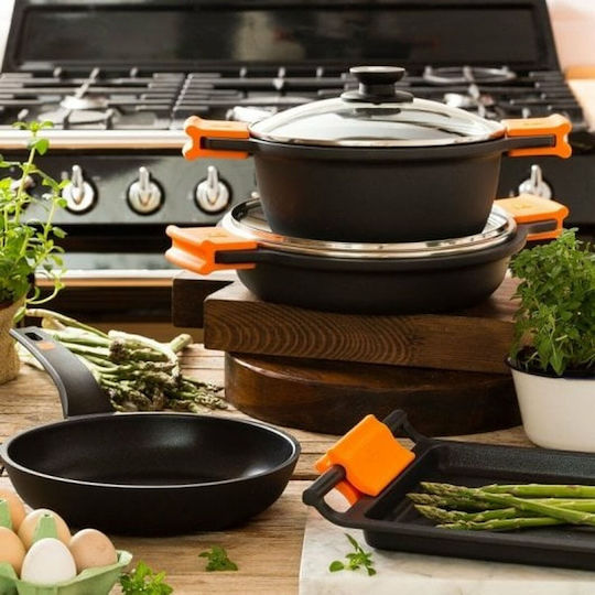 Bra Efficient Wok aus Aluminium mit Antihaftbeschichtung 24cm