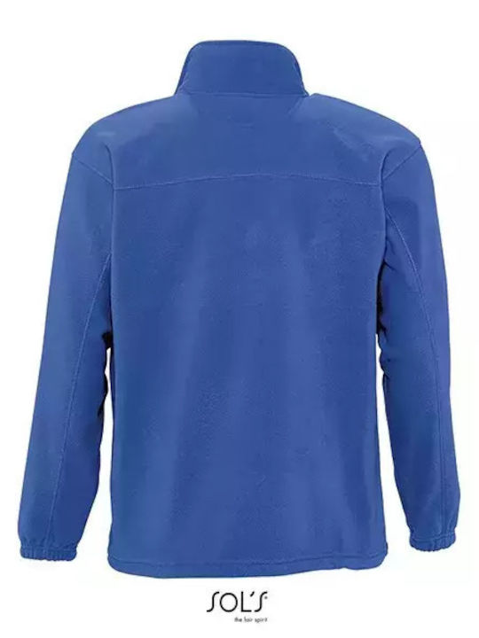 Sol's North Men's Long Sleeve Promotional Cardigan Royal Blue