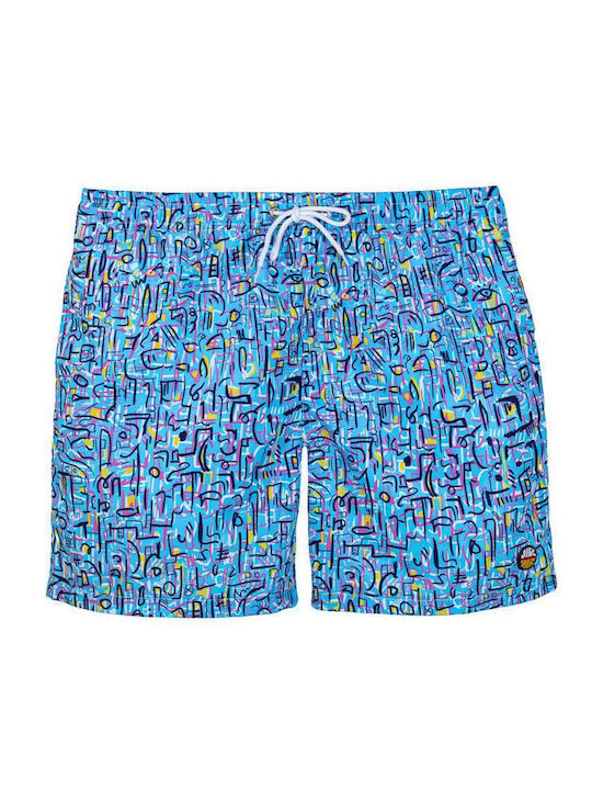 Solano Swimwear Herren Badebekleidung Bermuda Hellblau