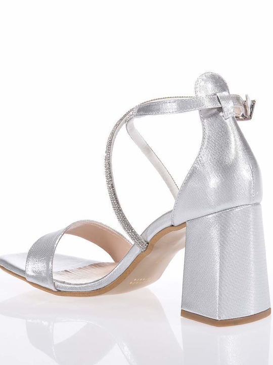 Beatris Damen Sandalen in Silber Farbe