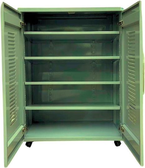 Δίφυλλη Μεταλλική Γαλβανιζέ 80x43x100εκ. Δίφυλλη Μεταλλική Γαλβανιζέ 80x43x100εκ.