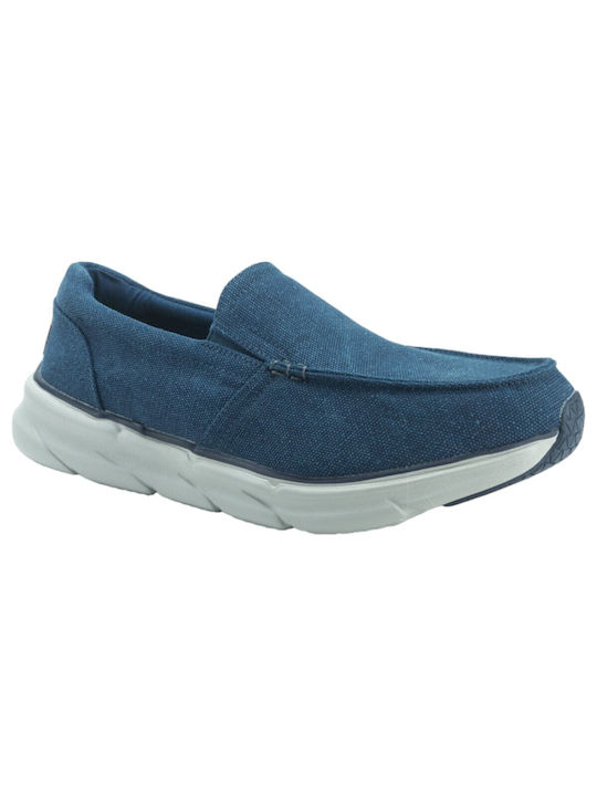 Cotton Belt Men's Moccasins Blue