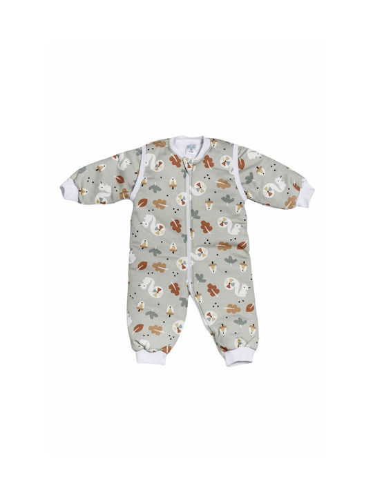 Tender Spring Sleeping Bag with Feet Classic 1 Tog Bay Leaf Mint with Detachable Sleeves