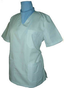 Afoi Papadopouloi Women's Turquoise Medical Blouse