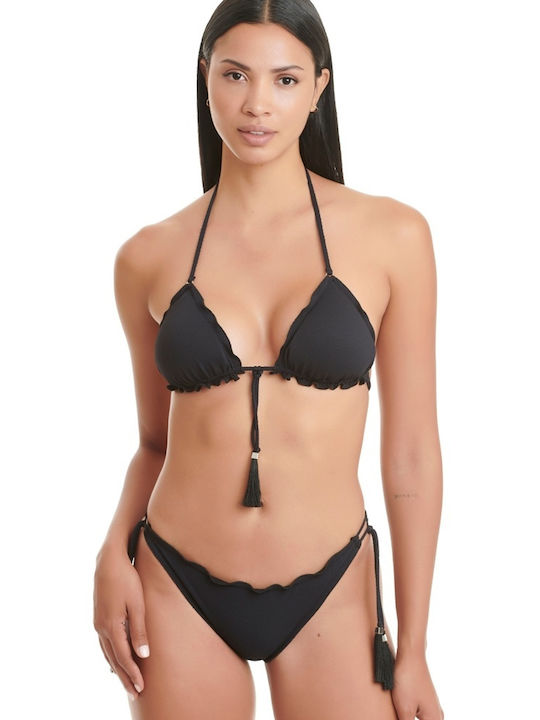 Erka Mare Bikini Sutien cu umplutură Negru