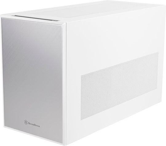 Silverstone SST-SG17W Mini Tower Κουτί Υπολογιστή Λευκό