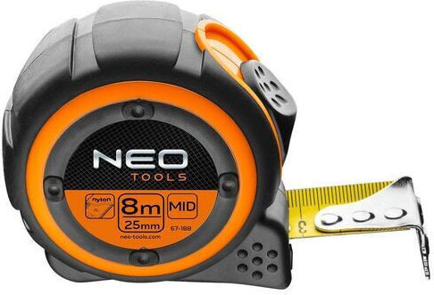 Neo Tools Μετροταινία 25mm x 8m