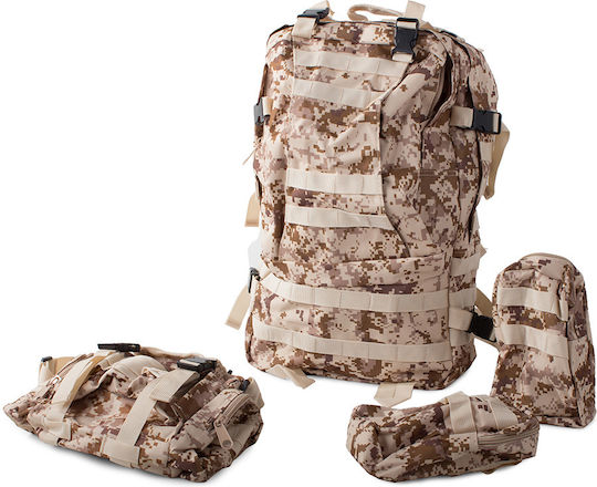 Military Rucksack Backpack Zola Adjustable Shoulder Straps 48.5 L Capacity 2 Detachable Side Pockets