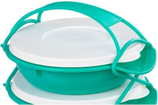 Σετ Δοχεία Φαγητού Πράσινα 4τμχ