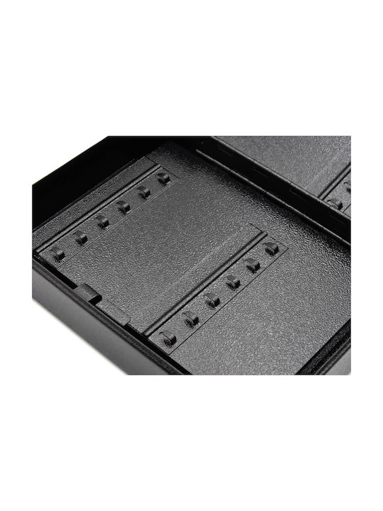 Geko Металик Стенна Ключалка 48 Места Със Заключване 25x18x7.5см