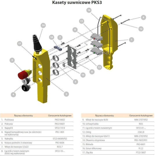 Κρεμαστό Χειριστήριο Γερανού Pks-3w03