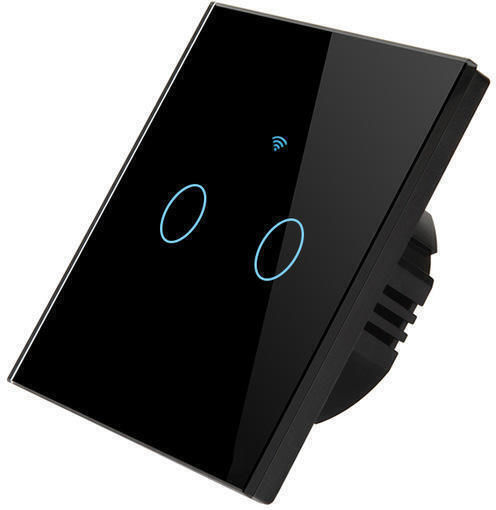 Încastrat Comutator de Perete Wi-Fi Negru