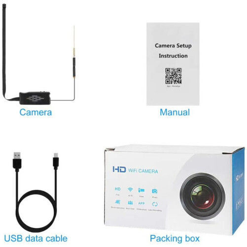 Hidden Camera WiFi 720P with Memory Card Slot