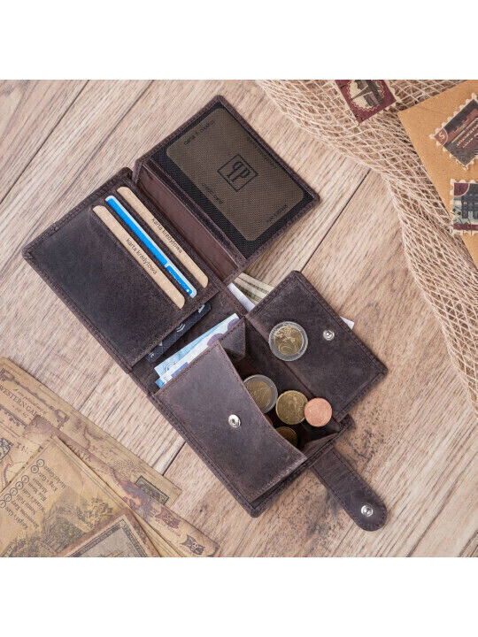 Leather Men's Briefcase Brown