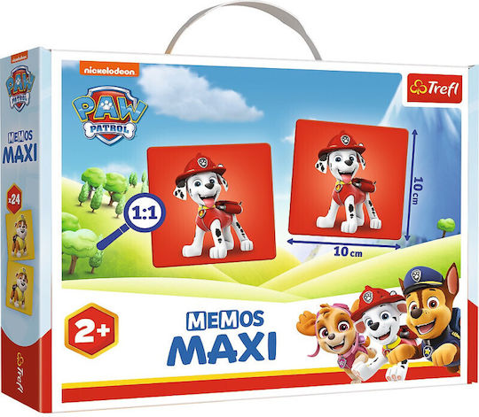 Brettspiel Memos Maxi Paw Patrol 2+ Jahre (EN) Trefl