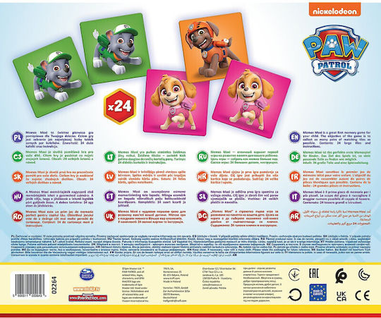 Board Game Memos Maxi Paw Patrol 2+ Years Old (EN) Trefl