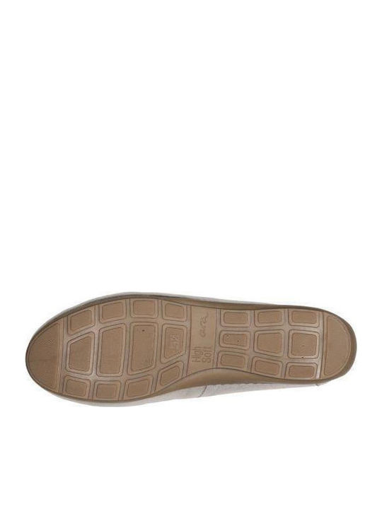 Damen Mokassins in Gold Farbe