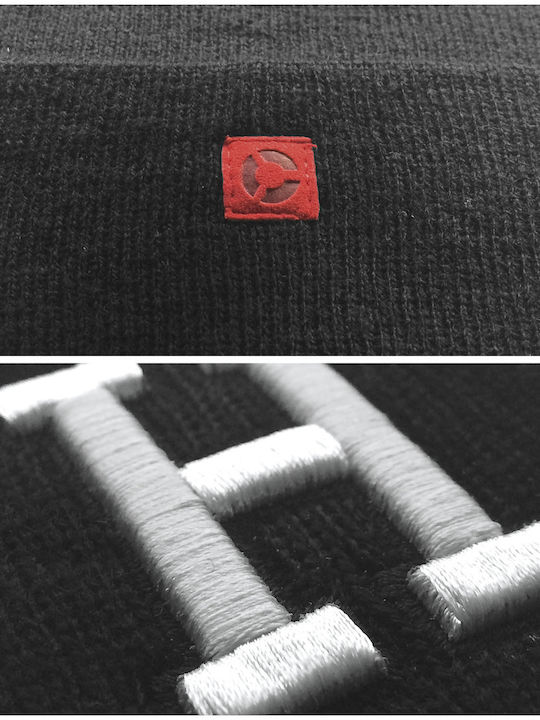 Beanie Ανδρικός Σκούφος Πλεκτός σε Μαύρο χρώμα