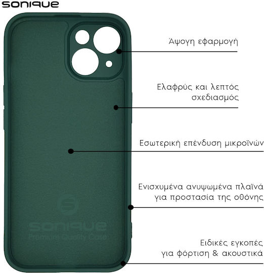 Sonique Back Cover Σιλικόνης Πράσινο (Poco X6 Pro)