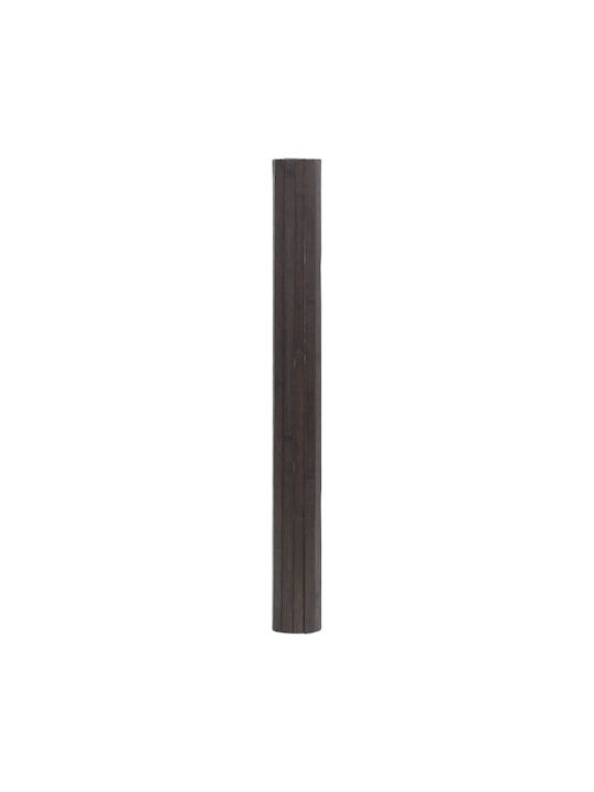 vidaXL Teppich Rechteckig Dark Brown