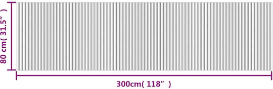 vidaXL Rutschfest Teppich Rechteckig Synthetisch,Polyester/Cotton/Leather Beige
