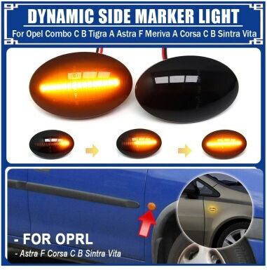 Opel Flash LED 12V за Opel Астра / Корса / Мерива / Комбо / Тигра 2бр