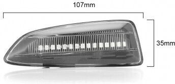 Opel Blitzlicht LED 12V für Opel Astra / Abzeichen / Zafira / Crossland X / Grandland X 2Stück