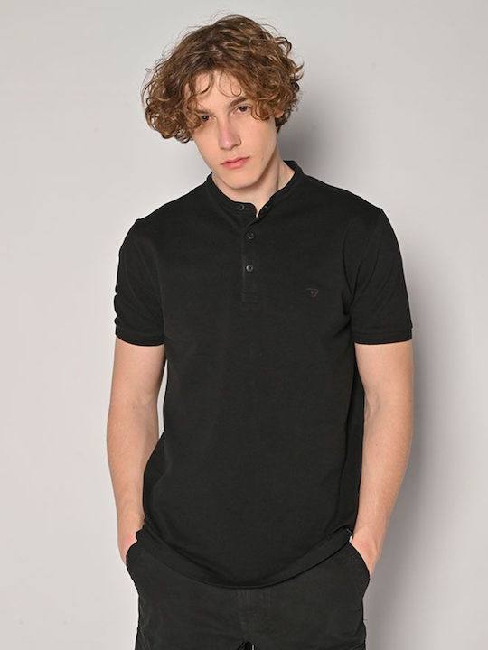 Brokers Jeans Herren Shirt Polo Black