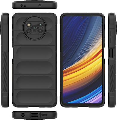 Techsuit Shield Back Cover Silicone Black (Poco X3 NFC / X3 Pro)