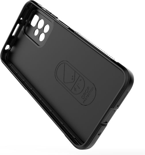 Techsuit Shield Umschlag Rückseite Silikon Schwarz (Redmi 10 / 10 2022)