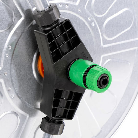 vidaXL Wheeled Watering Wind for Hose up to 60m