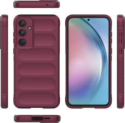 Techsuit Shield Umschlag Rückseite Rot (Galaxy A35)