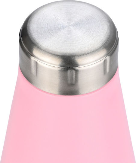 Estia Reise Thermosflasche Save the Aegean Recycelbare Flasche Thermos Rostfreier Stahl BPA-frei 350ml Blossom Rosa