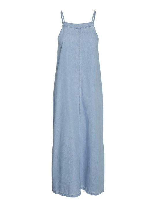 Summer Midi Dress Light Blue