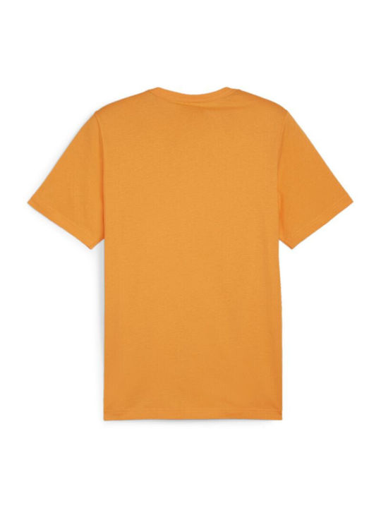 Puma Men's Short Sleeve Blouse Orange