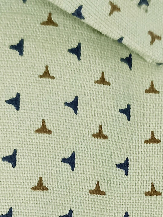 Long-sleeved Cotton Shirt Pistachio