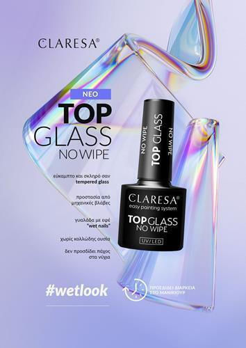 Claresa No Wipe Top Coat / Base Coat / Primer for Semi-Permanent Nail Polish