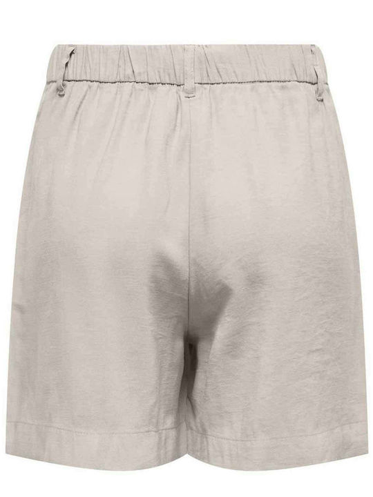 Only Women's High-waisted Shorts Beige