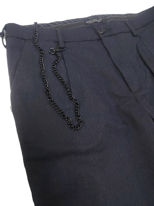 Staff Dalton Pantaloni pentru bărbați Chino Dark Blue